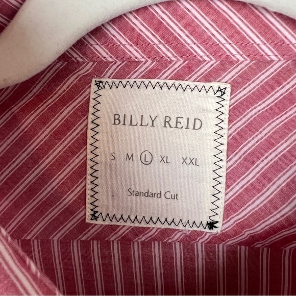Billy Reid Standard Cut Button Front Shirt - Picture 4 of 5
